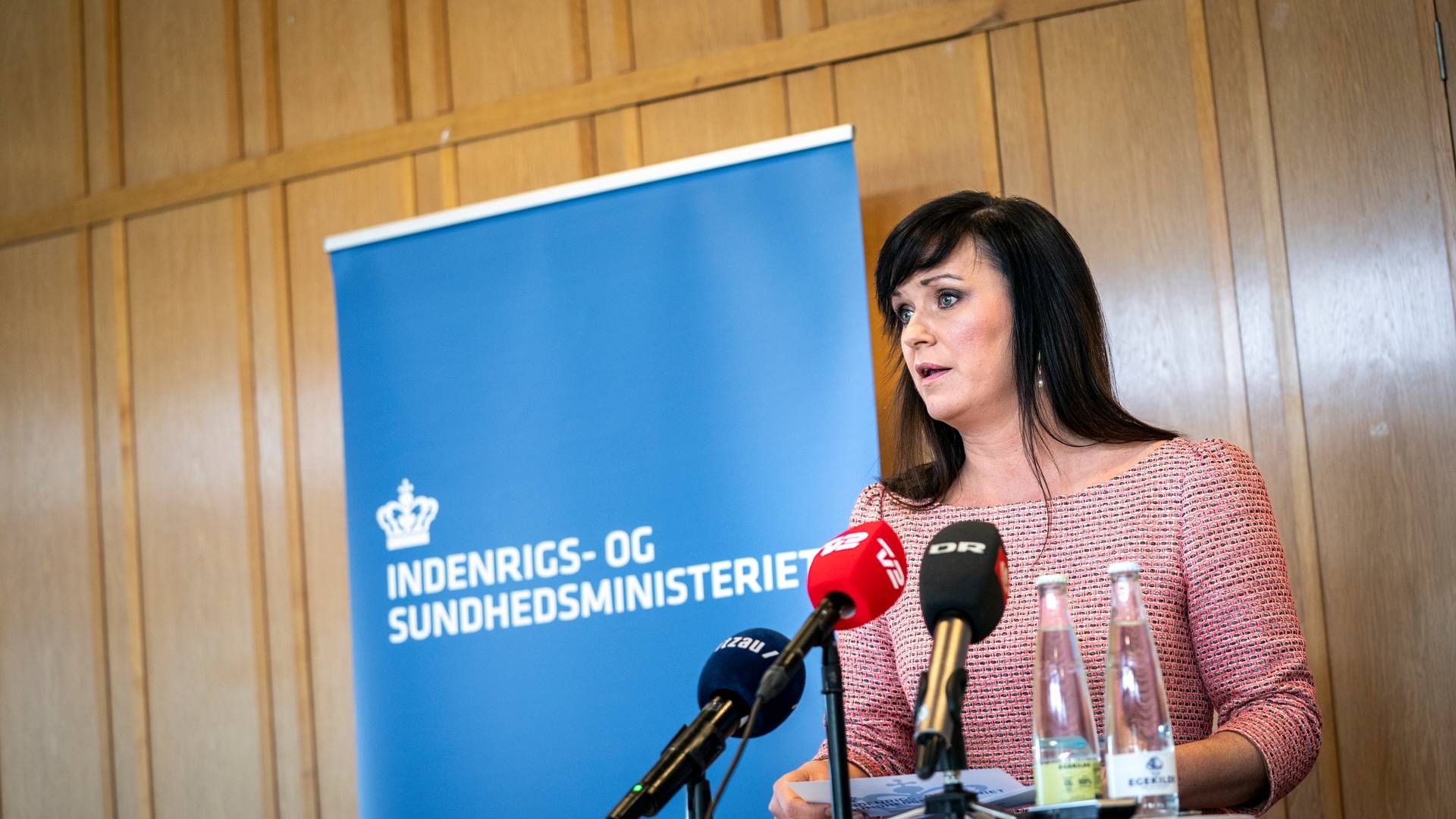 Sundheds- og indenrigsminister Sophie Løhde (V) skal redegøre for sin holdning til Novo Nordisk Danmarks støtte til Adipositasforeningen. | Foto: Ida Marie Odgaard