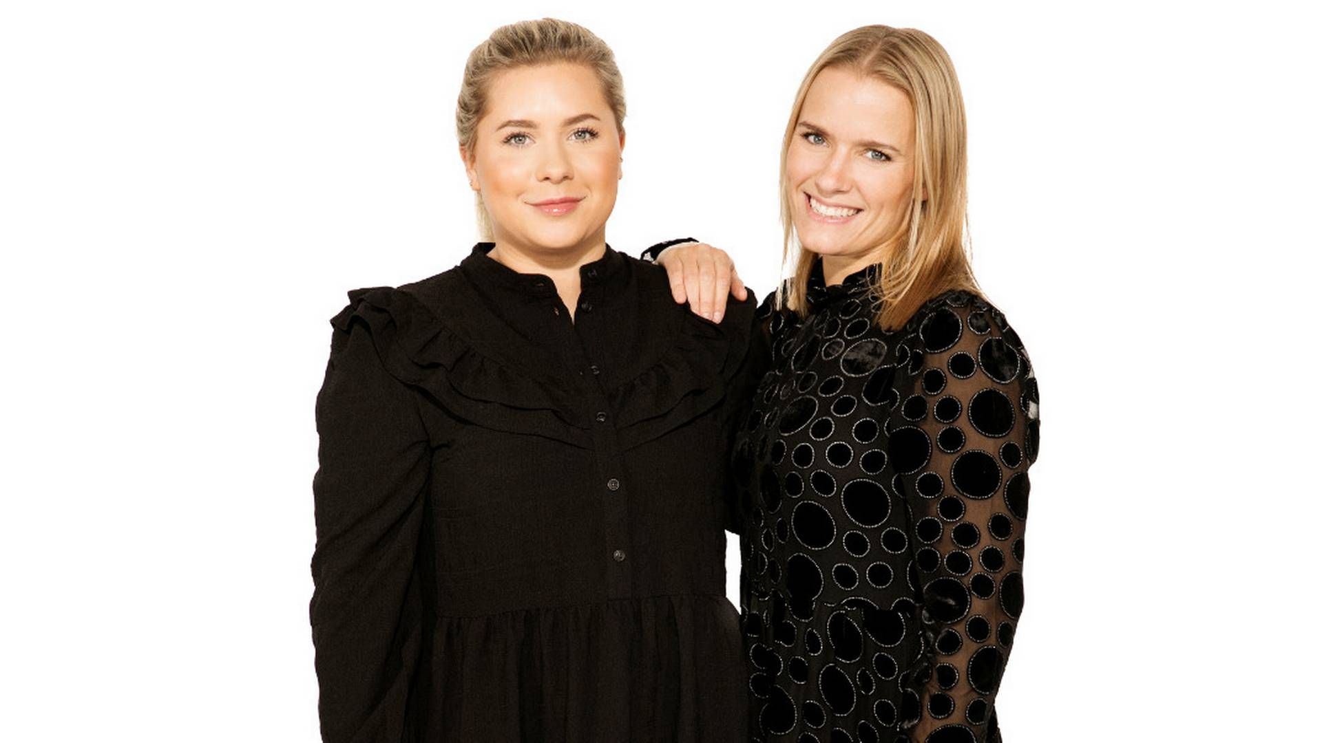 Claire-Celine Ancher Bausager (tv.) og Neele Pawlowski (th.) stiftede WIS-Denmark i 2019 for at samle kvinder i shipping. | Foto: Pr / Wis-denmark