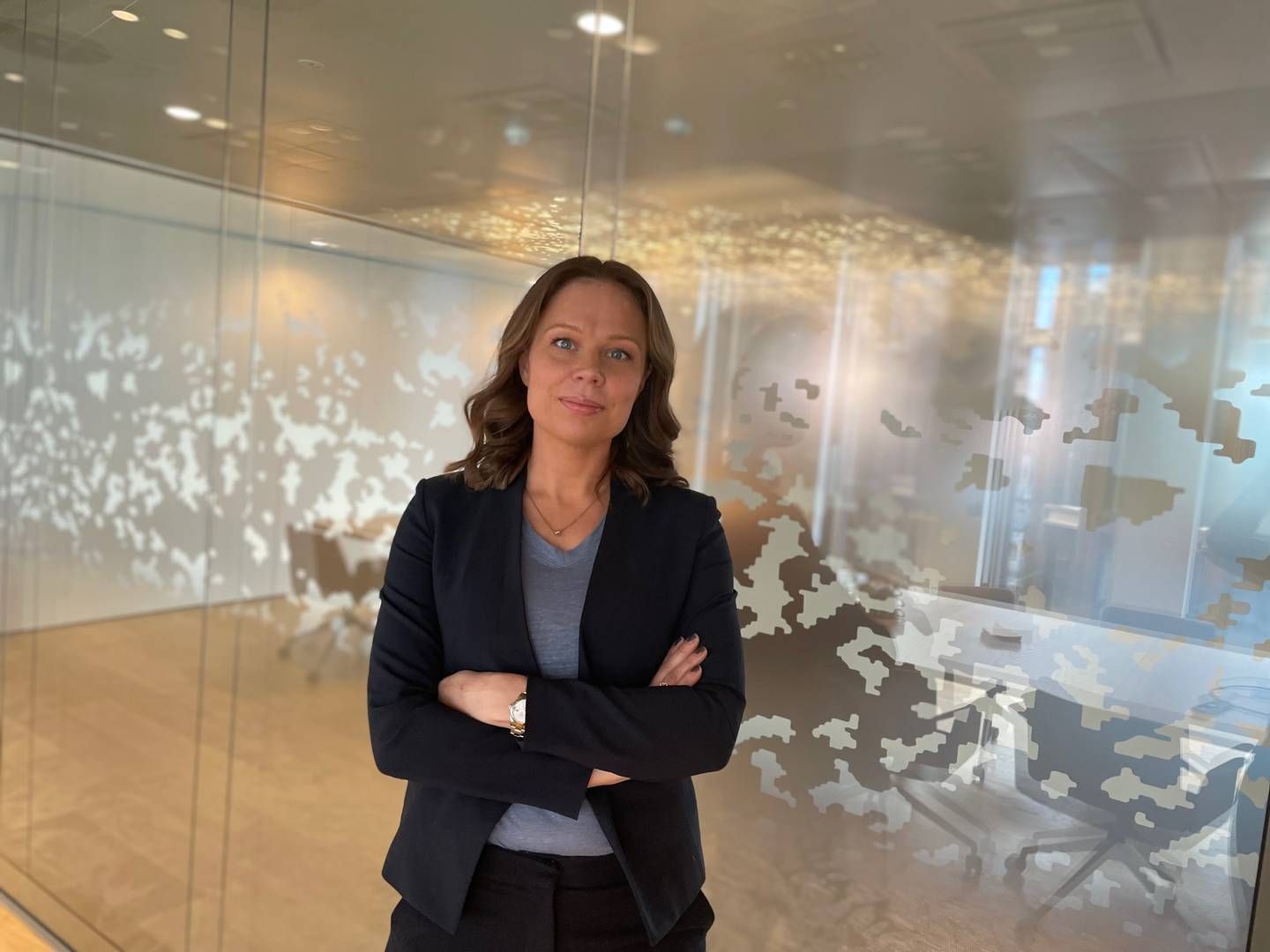 NYTT KONTOR: Ragnhild Steigberg inne på ny-kontoret i Swedbank i Ruseløkkveien i Oslo. | Photo: Privat