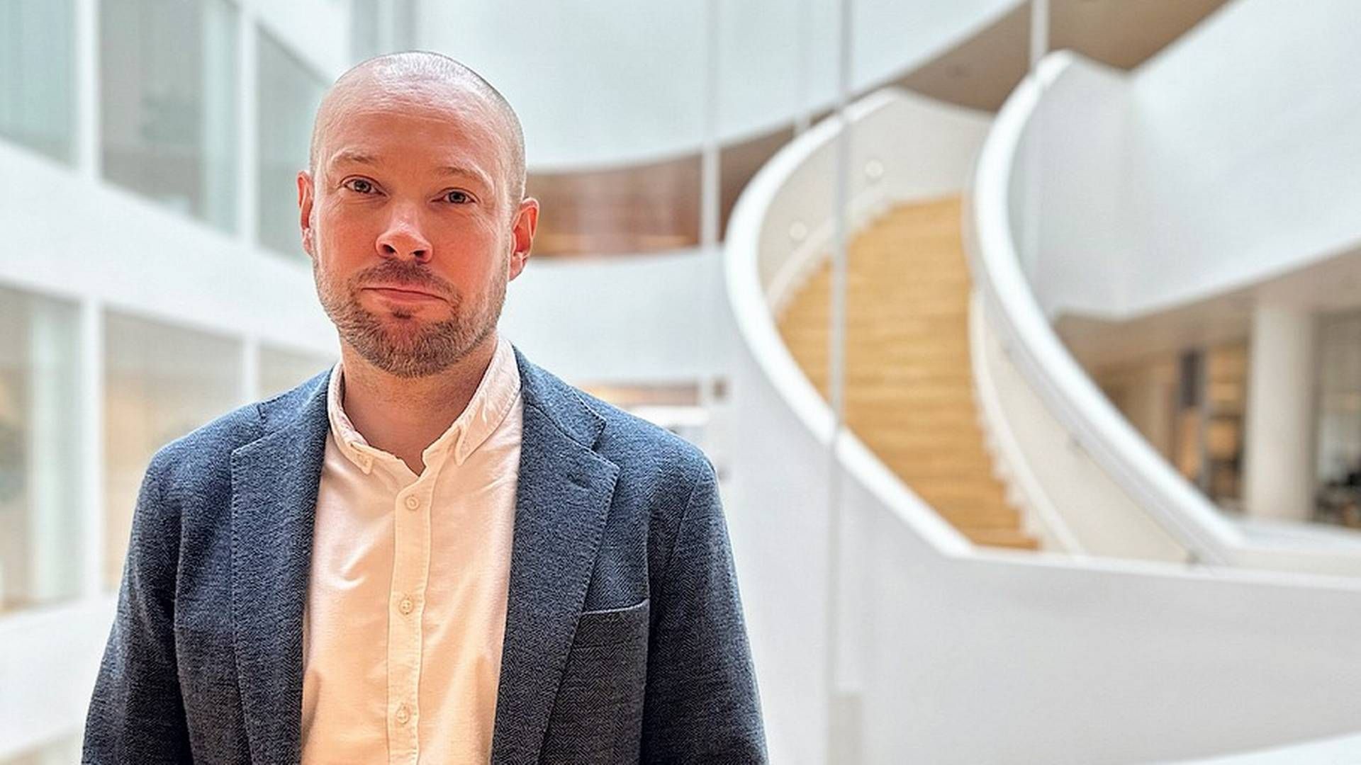 Mads Pallesen er allerede begyndt i sit nye job hos Sampension. Han tiltrådte 1. april. | Foto: Pr/sampension