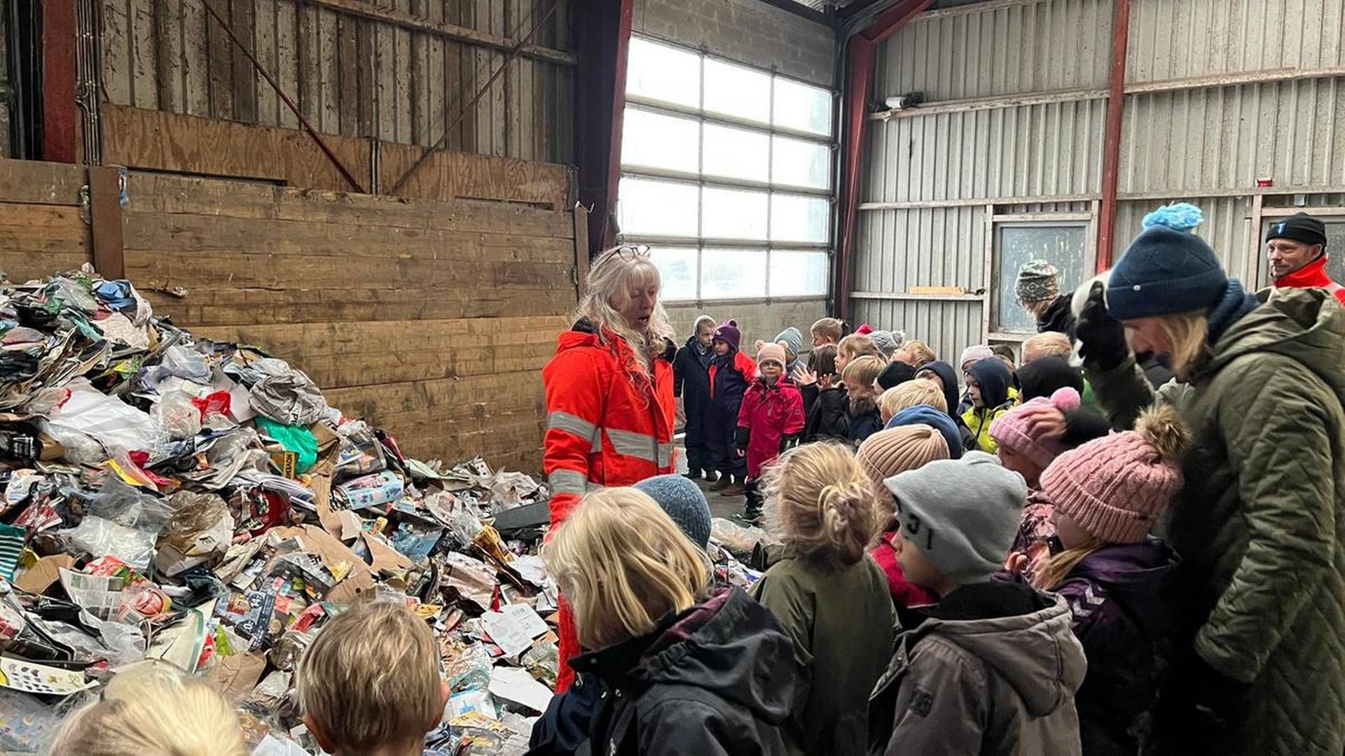 Både børn og voksne skal kunne lære om affald, når den nye genbrugsplads i Grindsted står færdig i 2024. | Foto: Billund Kommune / Pr