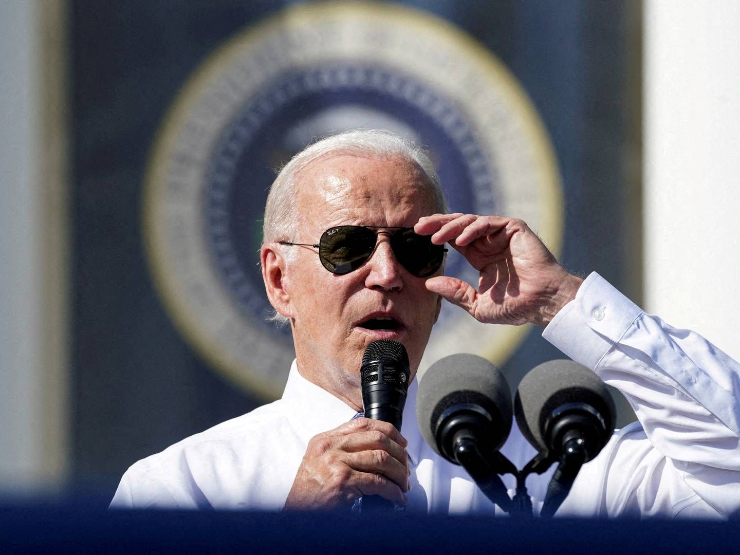 I en meningsmåling, udført for CNN for to dage, siden sagde 32 procent af de adspurgte vælgere, at Biden fortjener en ny periode i Det Hvide Hus. | Foto: Kevin Lamarque
