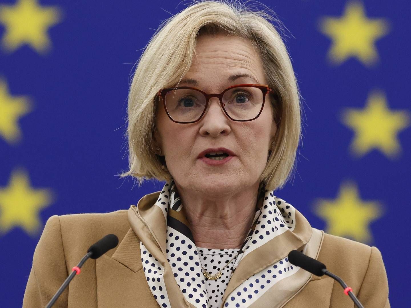 EU-Finanzmarktkommissarin Mairead McGuinness setzt sich für ein Provisionsverbot ein. | Foto: picture alliance / EPA | JULIEN WARNAND