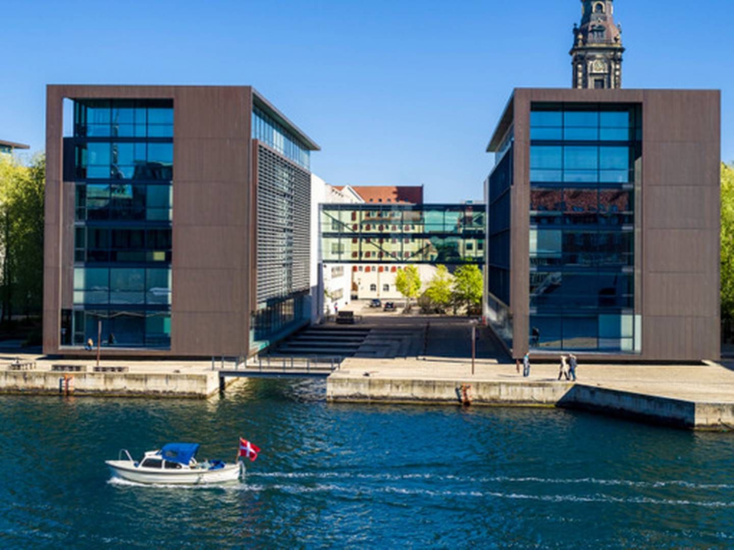 Netcompanys nye domicil på Islands Brygge i København, hvor medarbejdere kan afholde fredagsbar. | Foto: Pr / Atp Ejendomme