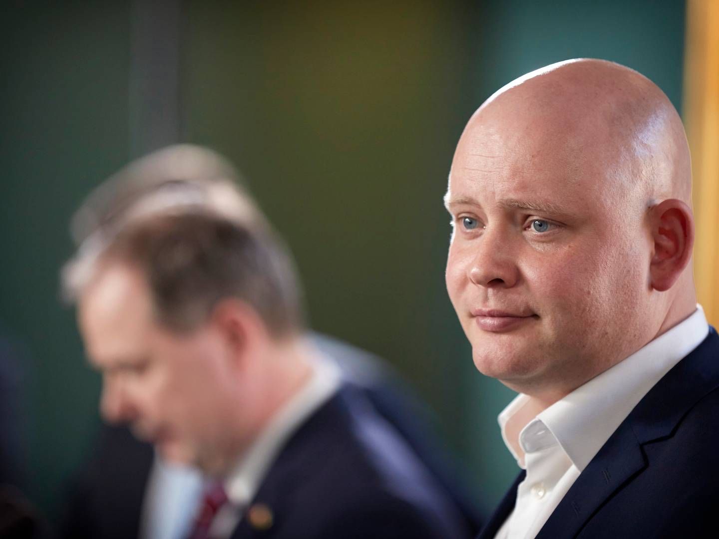 I marts blev regeringens finanslovsforslag præsenteret på et pressemøde i Rentekammeret i Finansministeriet. | Foto: Jens Dresling/Ritzau Scanpix