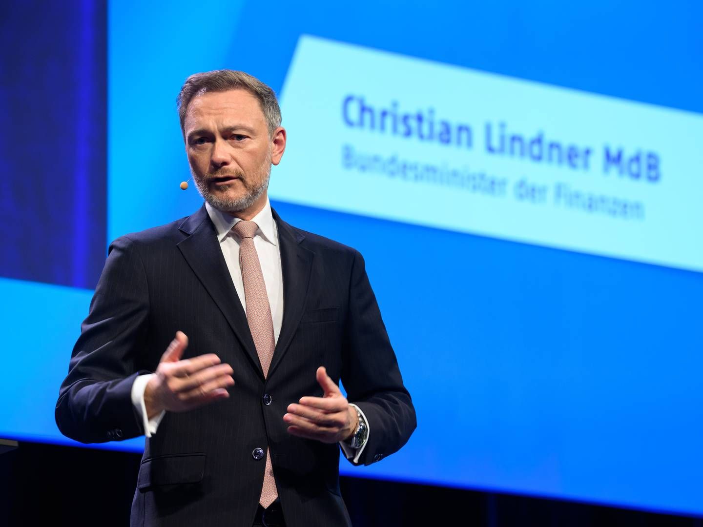 Finanzminister Christian Lindner spricht auf einer Tagung im März 2023. | Foto: picture alliance/dpa | Bernd von Jutrczenka