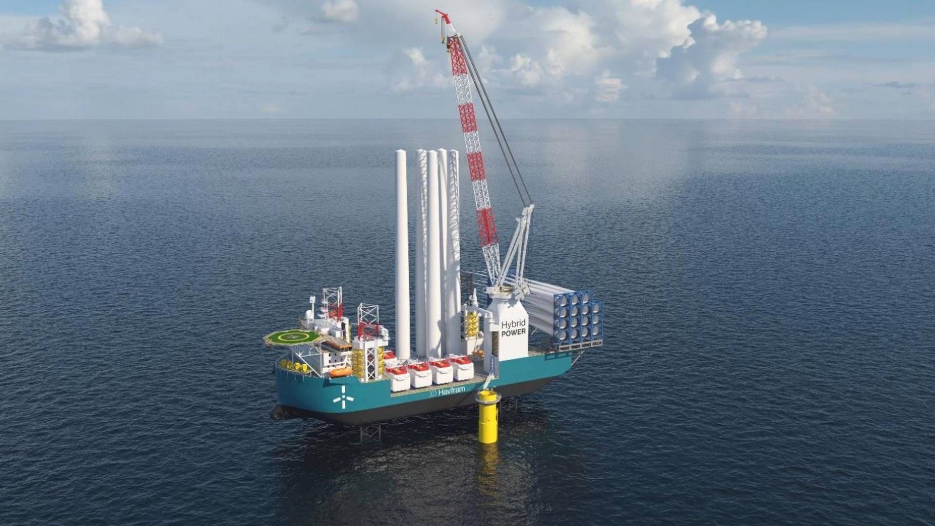 More than 100 wind turbines will be installed in the German offshore wind farm Nordseecluster. | Photo: Havfram
