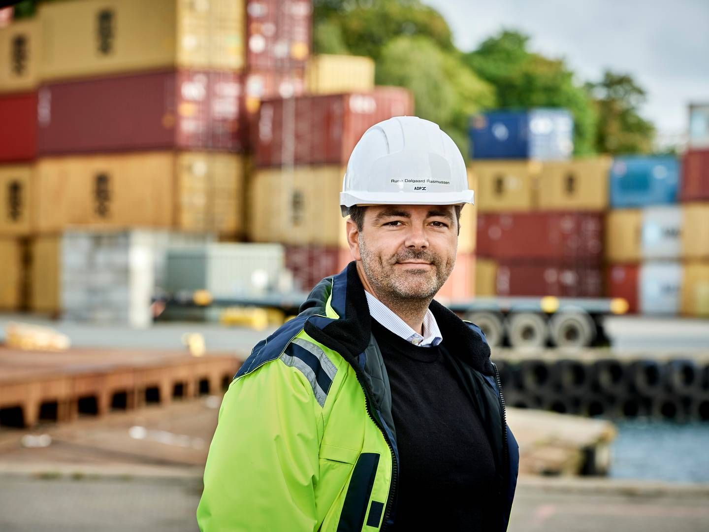 ADP-topchef Rune D. Rasmussen vil have myndighedsgodkendelsen på plads, før han tør juble over udsigten til en havneudvidelse i Fredericia. | Foto: PR / ADP