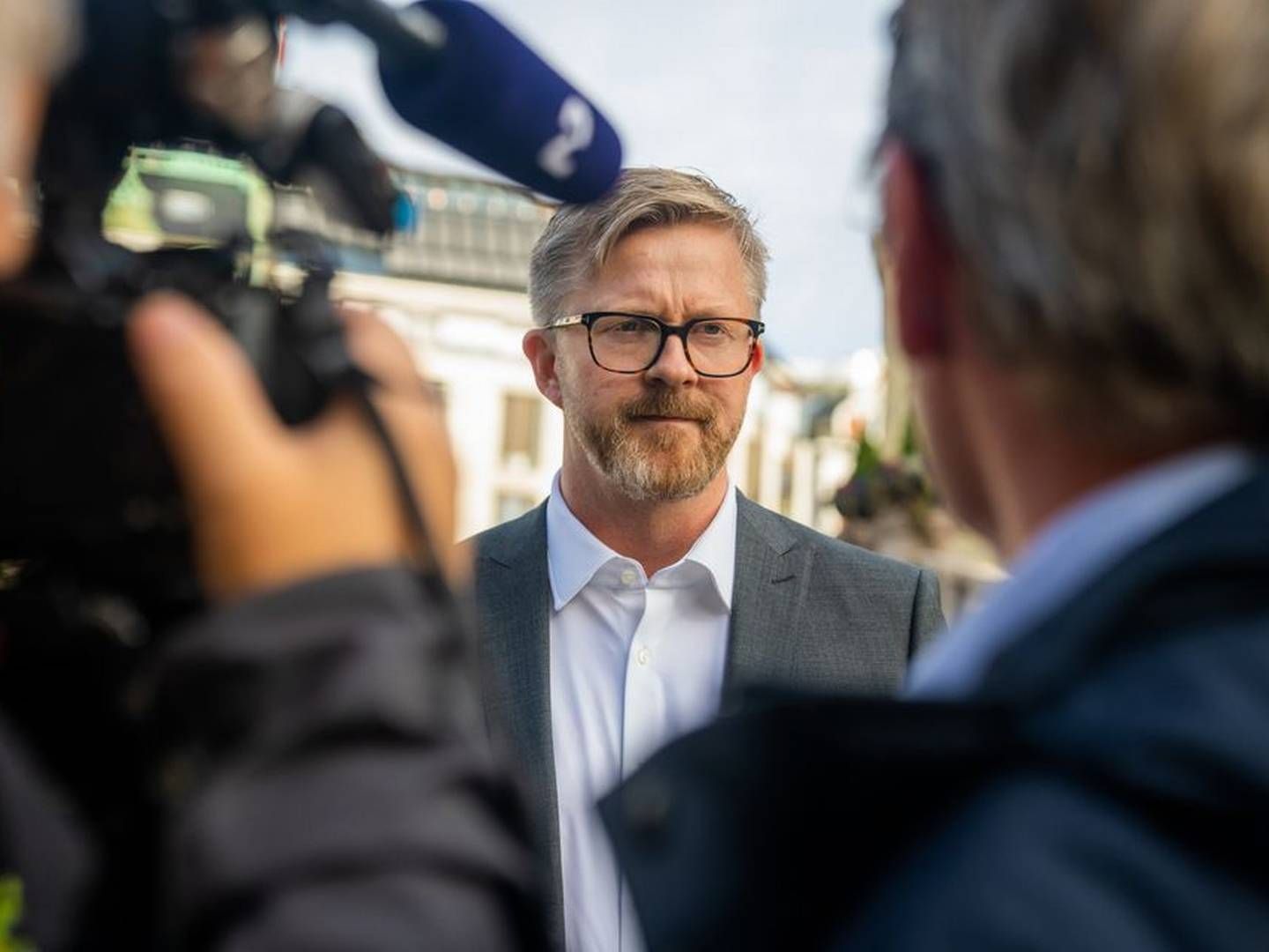 TIDSPRESS: YS, her ved leder Hans-Erik Skjæggerud, har frist til søndag for å komme til enighet med NHO, dersom en streik skal unngås. | Foto: Thomas Brun / NTB