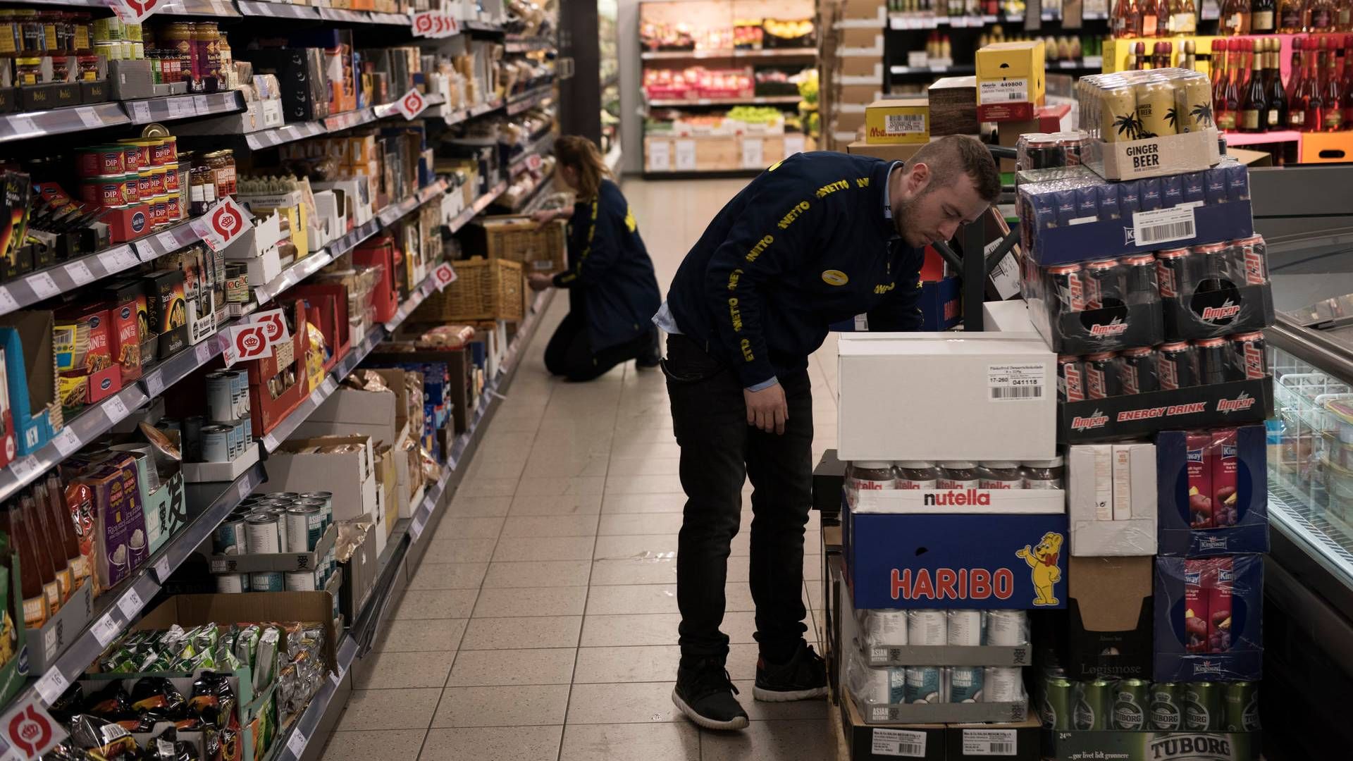 Mens priserne er steget i discountbutikker og supermarkeder er forretningernes indtjening faldet, skriver Finans. | Foto: Laura Bisgaard Krogh/ritzau Scanpix.