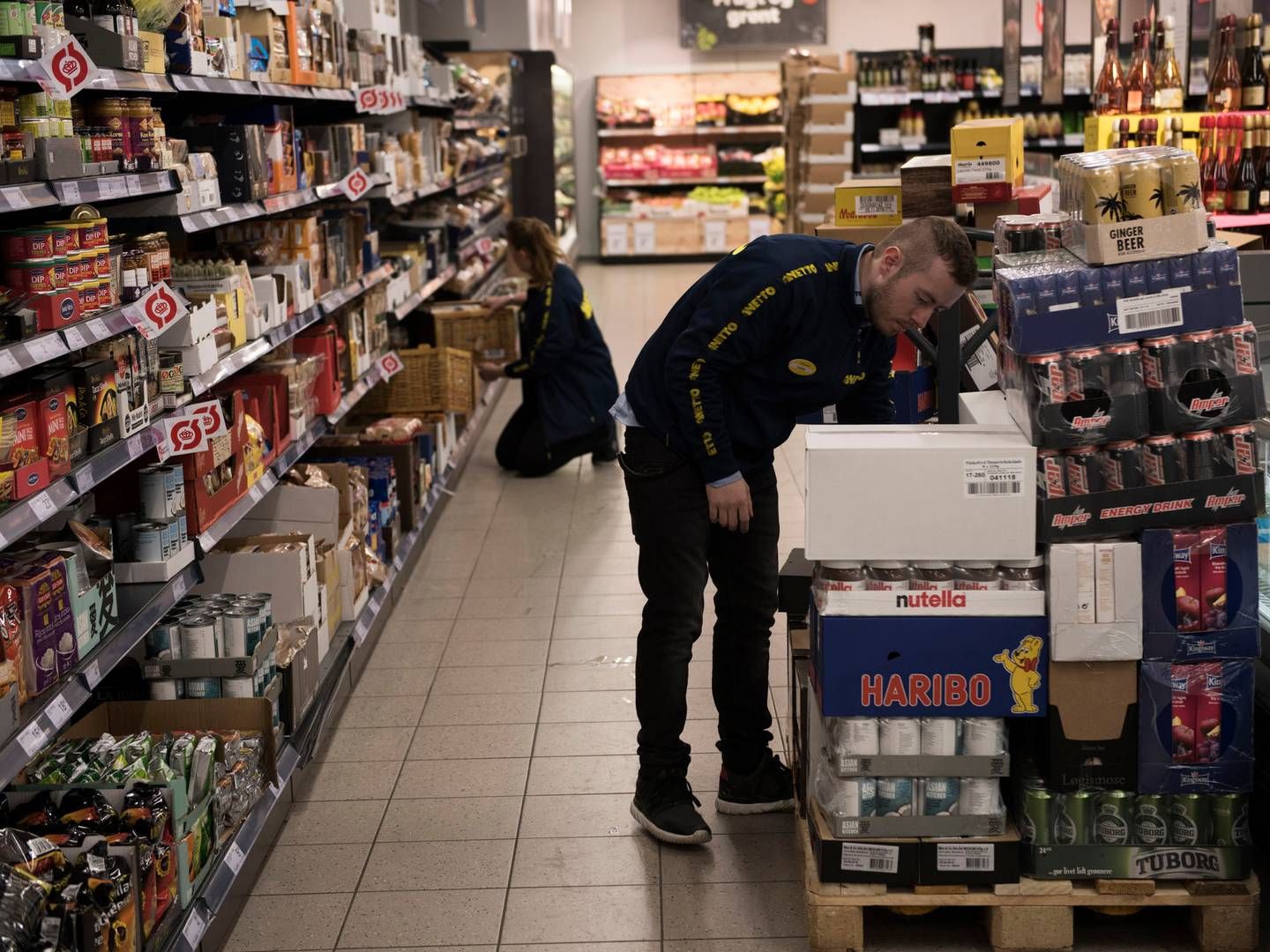 Mens priserne er steget i discountbutikker og supermarkeder er forretningernes indtjening faldet, skriver Finans. | Foto: Laura Bisgaard Krogh/ritzau Scanpix.