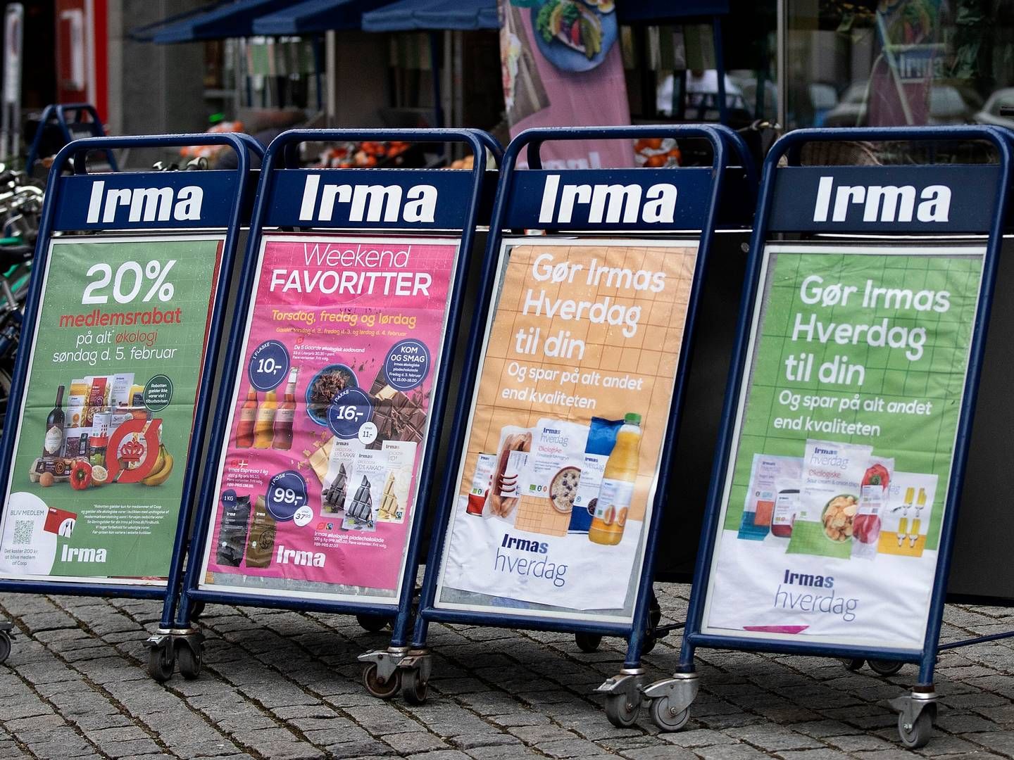 Coop har lukket de første Irma.butikker, men ifølge kædedirektør lever en fjerdedel af varenumrene videre i ny Coop-kæde. | Foto: Finn Frandsen/Ritzau Scanpix