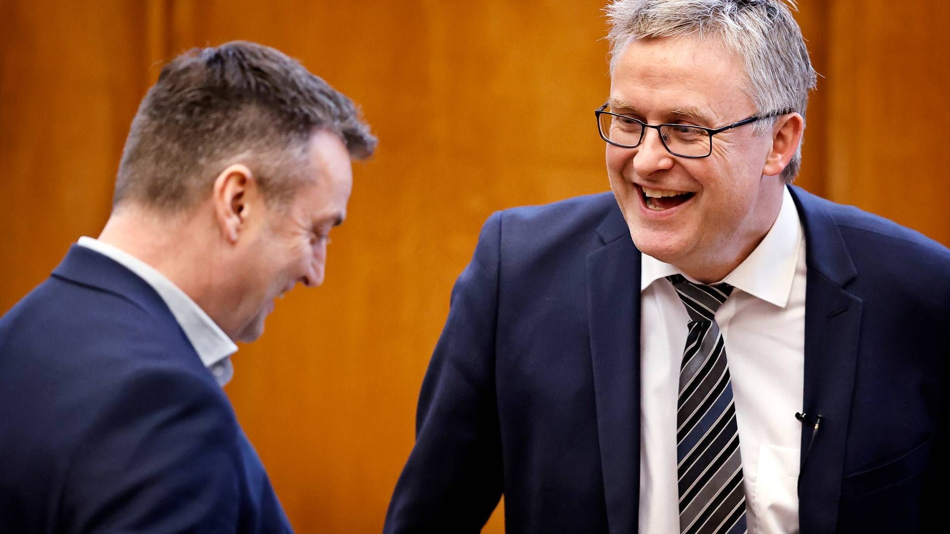 Meldingen kom fra Jacob Jensen, minister for fiskeri, fødevarer og landbrug, da han besøgte fiskerbyen Hanstholm. | Foto: Jens Dresling