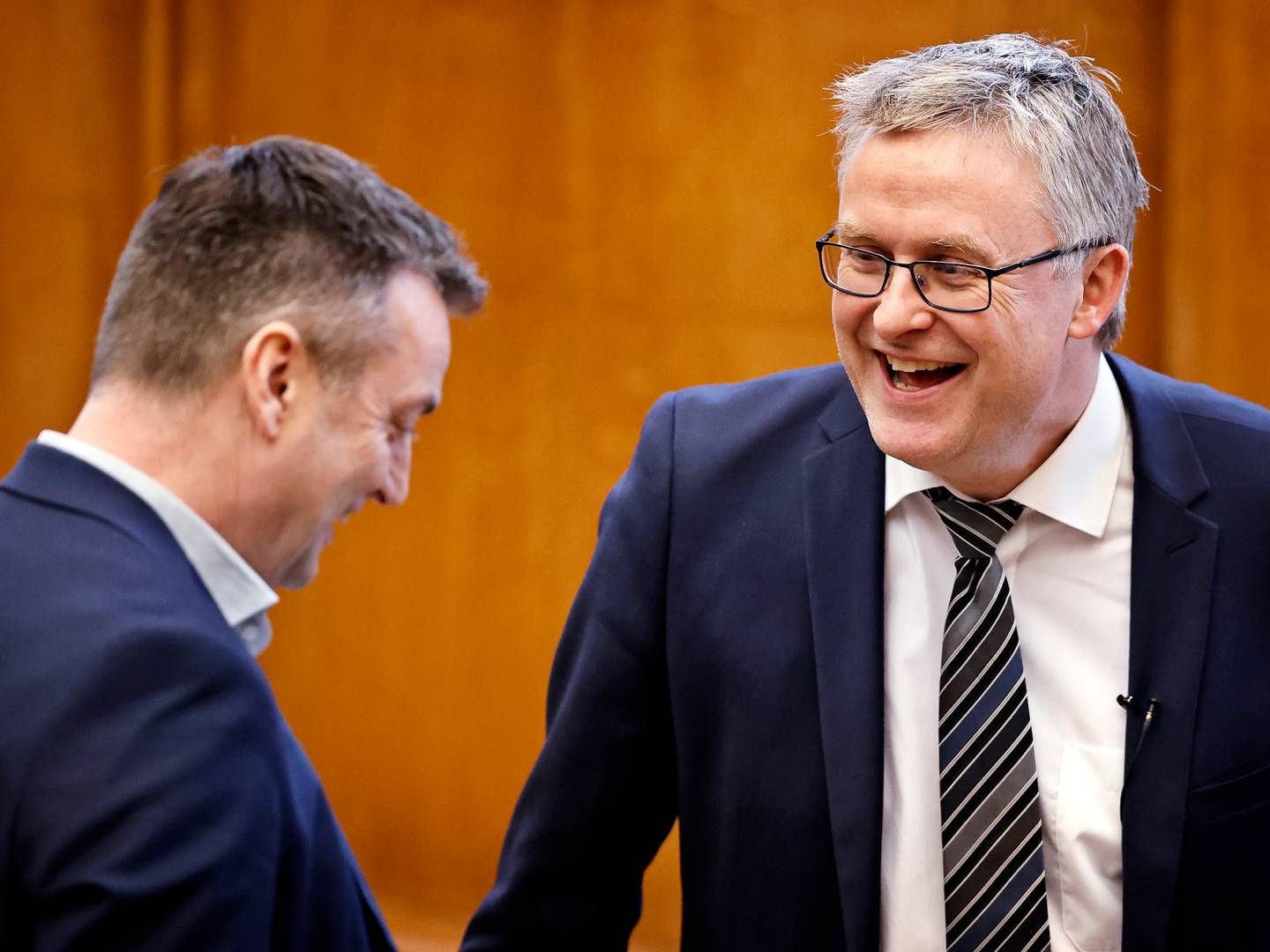 Meldingen kom fra Jacob Jensen, minister for fiskeri, fødevarer og landbrug, da han besøgte fiskerbyen Hanstholm. | Foto: Jens Dresling