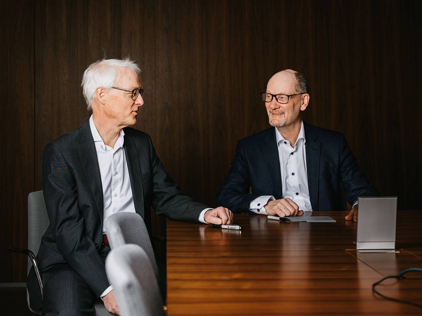 Adam Gerge (pictured right) is leaving the board of the Swedish fund manager he co-founded with Henrik Didner (left) in 1994. | Photo: Didner & Gerge / Pr