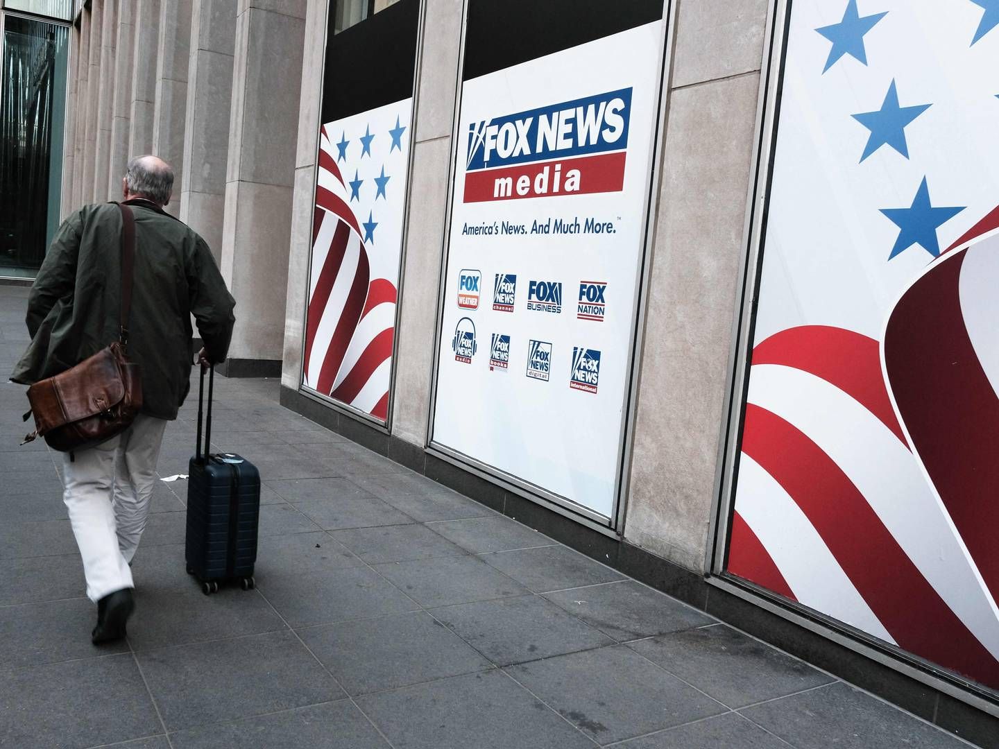 Fox Corp og Fox News er tilfredse med at have indgået et ”fredeligt” forlig i sagen. | Foto: Spencer Platt/AFP/Ritzau Scanpix