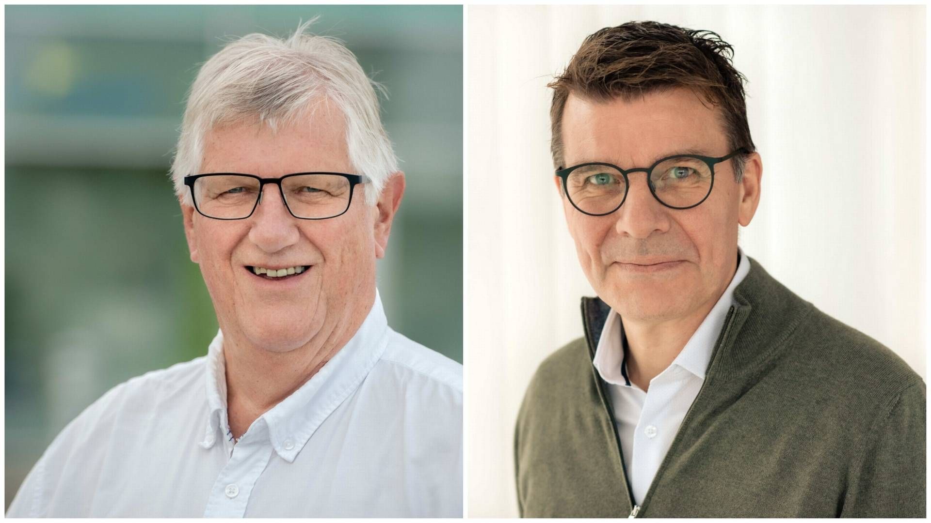 OVERTAR SJEFSSTOLEN: Kent-Helge Holst (t.h.) blir administrerende direktør i Consto når Hans Kristian Seterlund blir pensjonist. | Foto: Consto