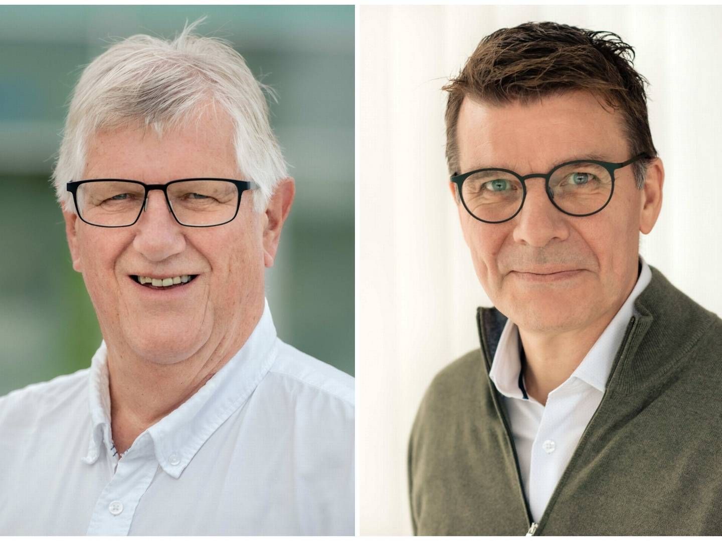 OVERTAR SJEFSSTOLEN: Kent-Helge Holst (t.h.) blir administrerende direktør i Consto når Hans Kristian Seterlund blir pensjonist. | Foto: Consto