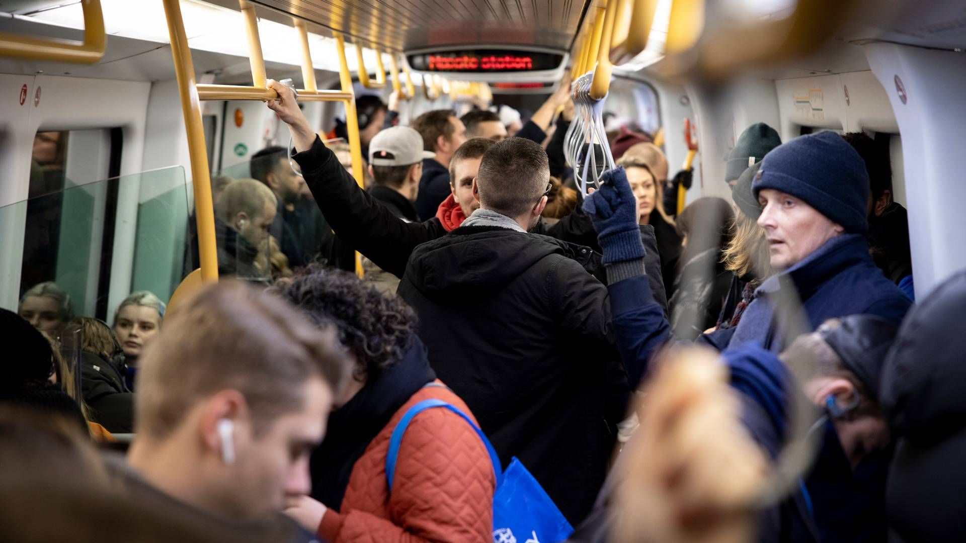 Den tidligere rekord var i november 2019, hvor ti millioner benyttede metrosystemet i København. | Foto: Andreas Merrald/Ritzau Scanpix