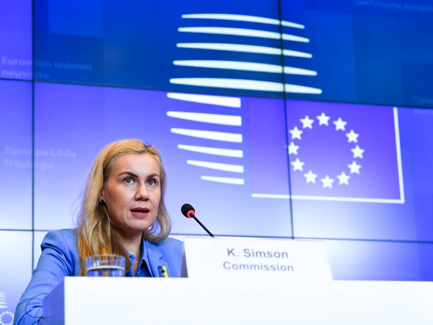 EU’s energikommissær, Kadri Simson, glæder sig over Europas fyldte gaslagre. | Foto: European Union