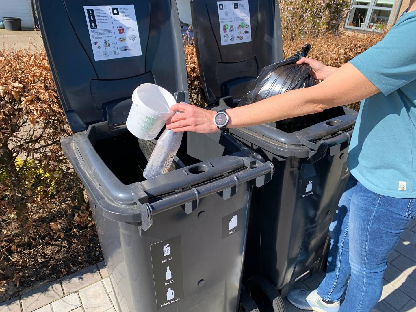 Affaldssortering giver mange steder problemer - f.eks. i Egedal. Arkivfoto. | Foto: Region Midtjylland/pr