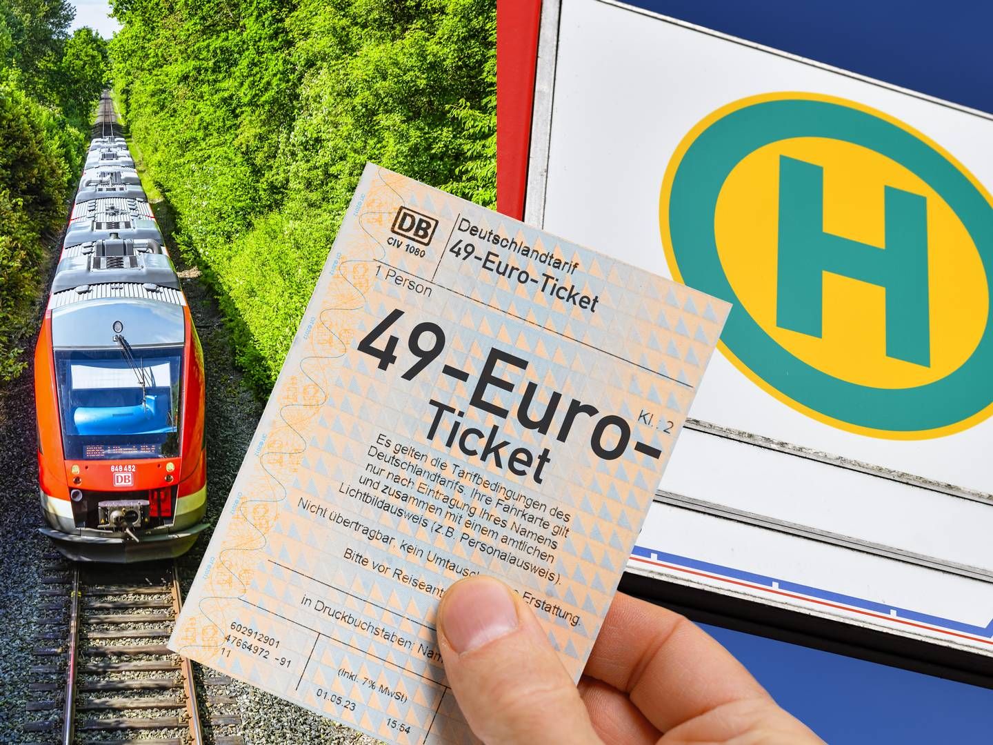 Künftig werden wohl auch viele Bankangestellte mit dem Deutschlandticket zur Arbeit fahren. | Foto: picture alliance / CHROMORANGE | Christian Ohde