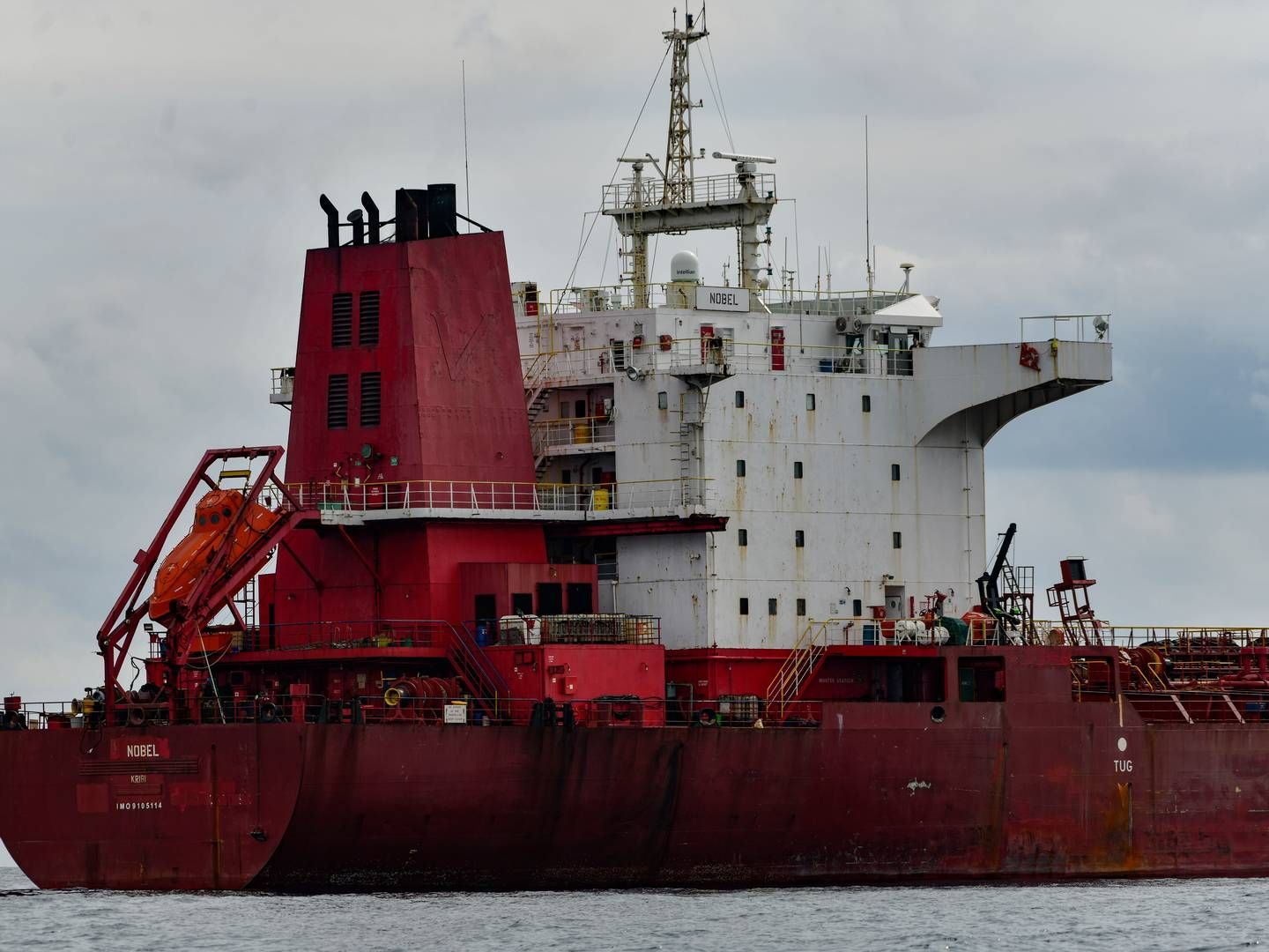 Russian-chartered tanker vessel. | Photo: Antonio Sempere/AP/Ritzau Scanpix