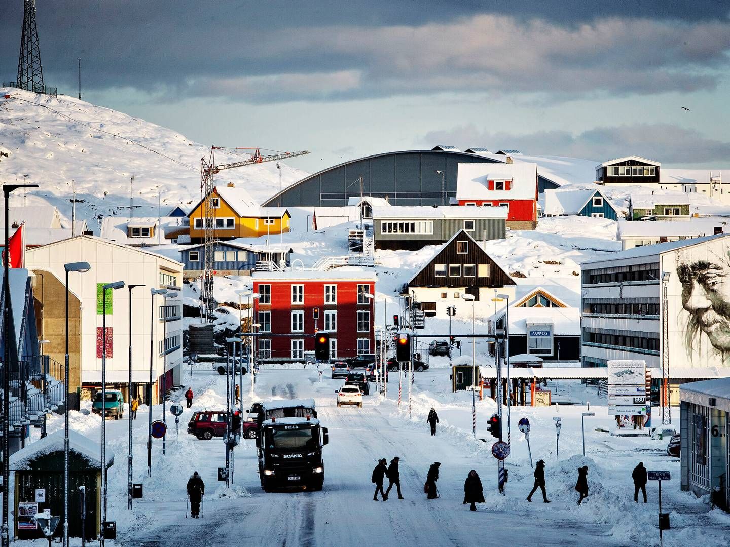 Forsyningsselskabet Nukissiorfiit forsyner blandt andet Nuuk by. | Foto: Martin Lehmann/Ritzau Scanpix/Ritzau Scanpix