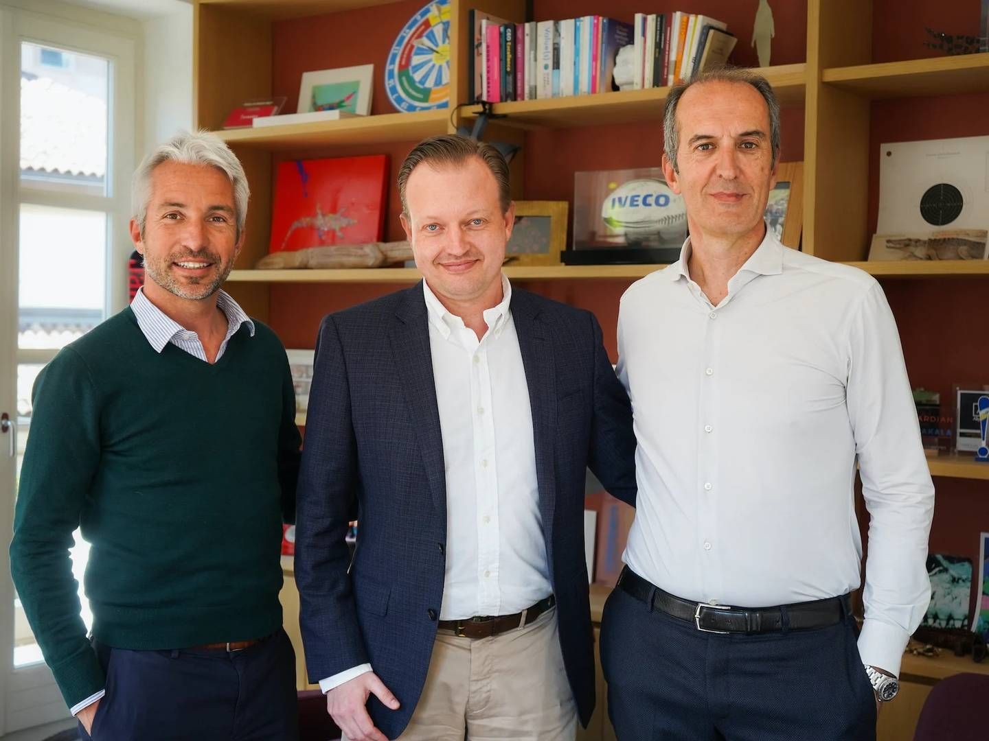 Matteo de Brabant (JAKALA), Michael Drejer ( CEO FFW), Stefano Pedron (CEO JAKALA) fra venstre | Foto: Foto: PR