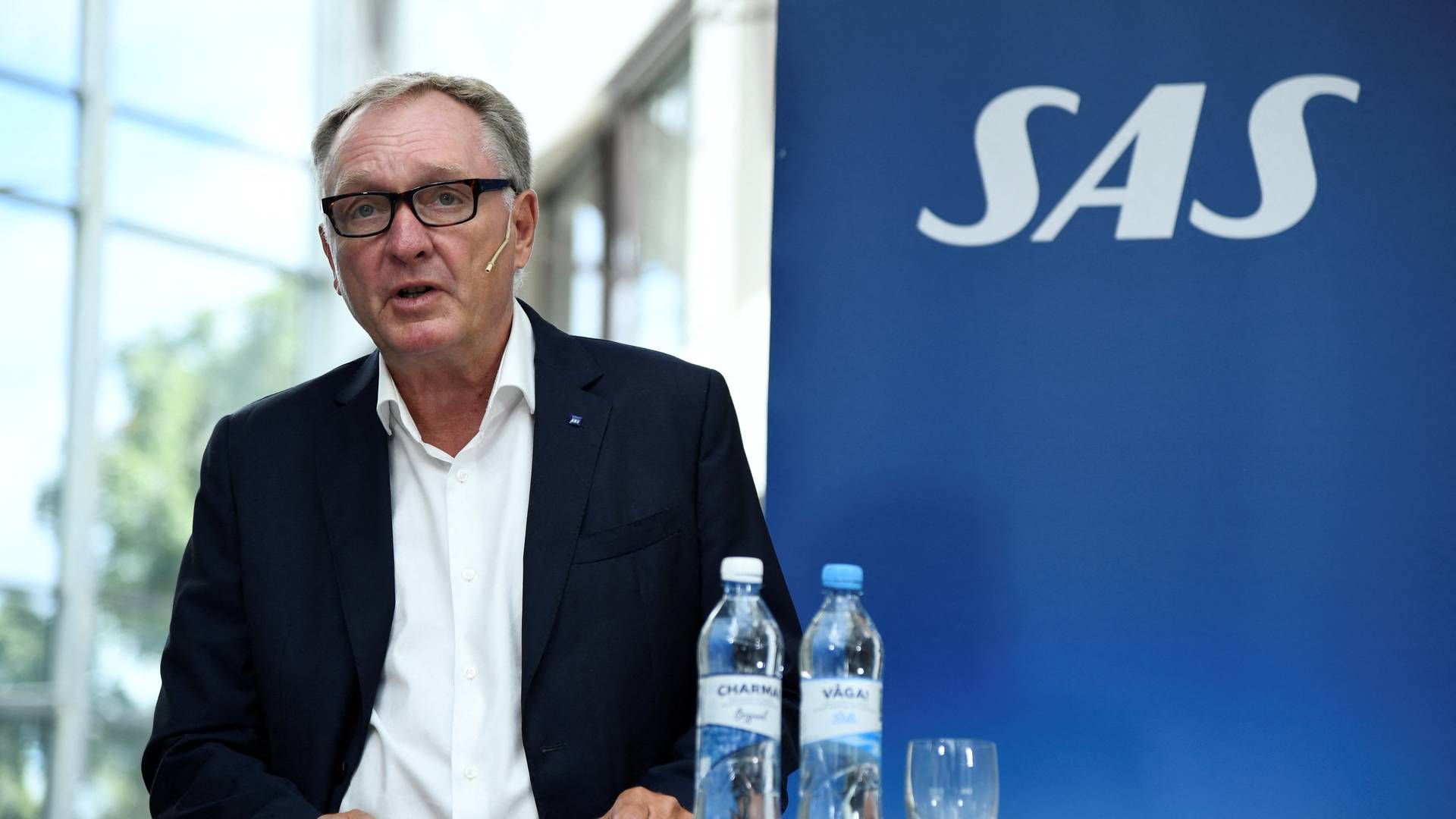 SAS-formand Carsten Dilling ser det som afgørende for selskabets redning, at den danske stat er med ombord. Noget, der dog er blevet udfordret ved en domstol i USA. | Foto: Tt News Agency/Reuters/Ritzau Scanpix
