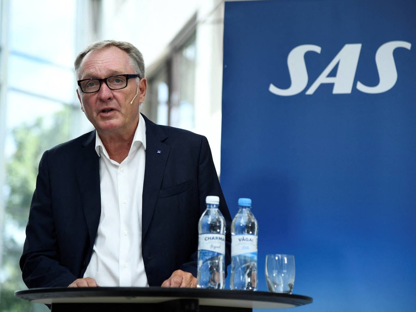 SAS-formand Carsten Dilling ser det som afgørende for selskabets redning, at den danske stat er med ombord. Noget, der dog er blevet udfordret ved en domstol i USA. | Foto: Tt News Agency/Reuters/Ritzau Scanpix