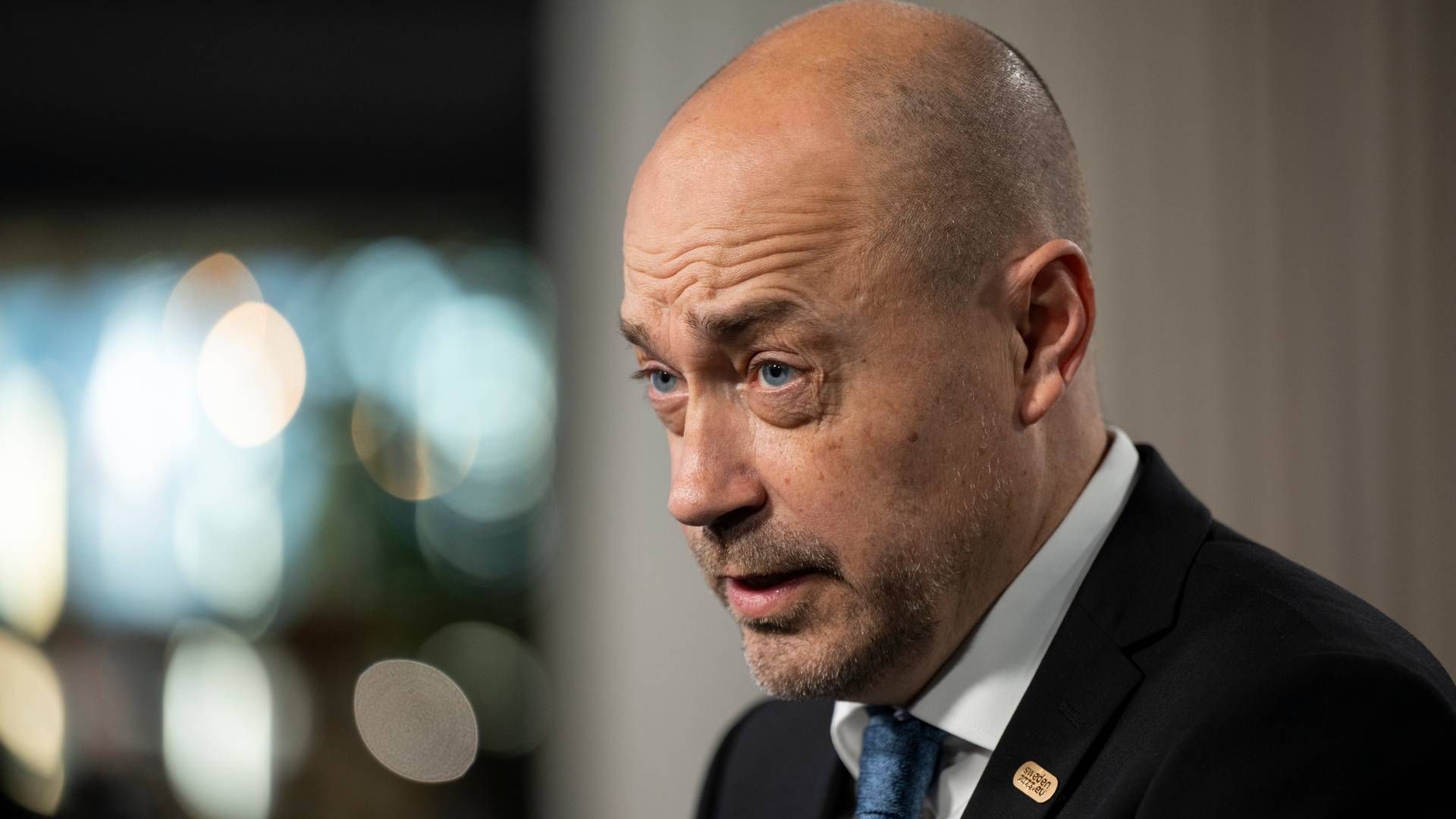 ”Det er grundlæggende vigtigt, at vi gør alt, hvad vi kan, for at begrænse forurening med PFAS," siger Magnus Heunicke. | Foto: Henrik Montgomery/tt