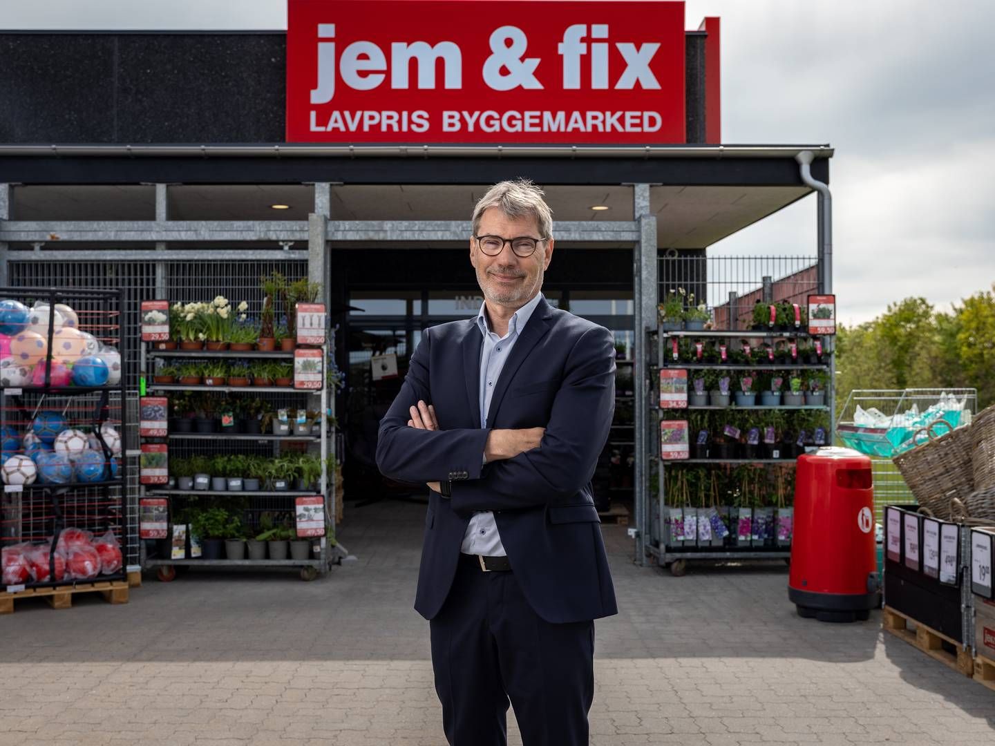 Claus Petersen har været adm. direktør i Jem & Fix siden 2017. Lavpriskæden er ejet af Harald Nyborg-koncernen. | Photo: Alex Kristensen/axk/pr