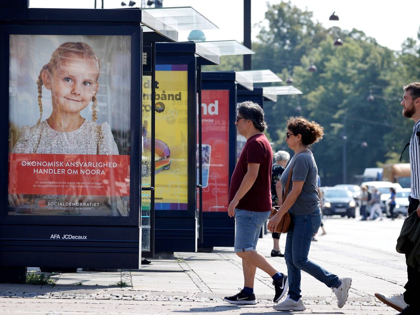 Reklame-kategorien outdoor voksede i 2022 med 27 pct., | Foto: Jens Dresling/Ritzau Scanpix