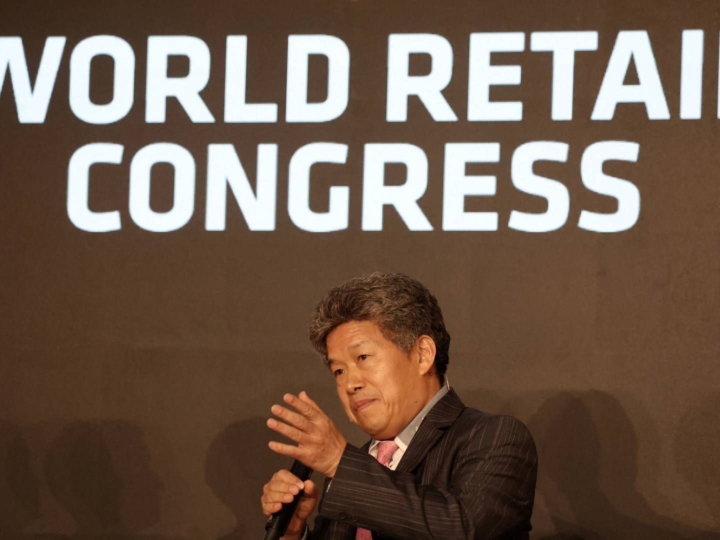 Viceformand Donald Tang talte onsdag til toppen af verdens detailhandel til World Retail Congress i Barcelona. | Foto: Nacho Doce