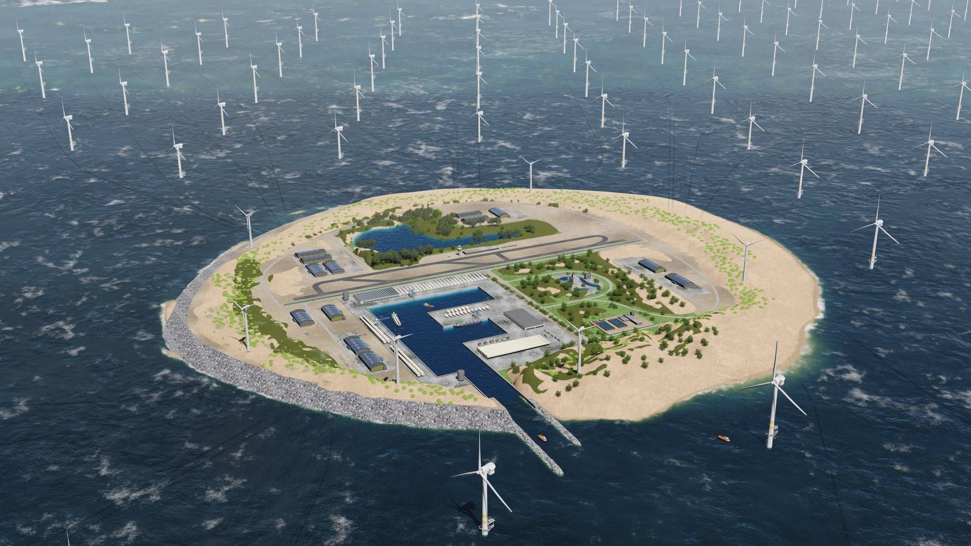 NY UTENLANDSKABEL: Danske Energinet og tyske Amprion vil bygge en ny utenlandskabel mellom landene i forbinelse med satsing på energiøy i Nordsjøen. | Foto: Energinet