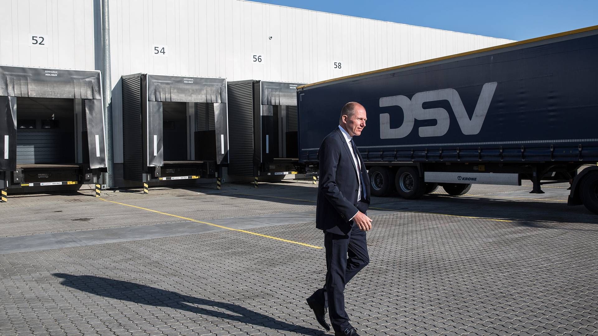 DSV-topchef Jens Bjørn Andersen har valgt ikke at deltage i en "irrationel prissætning" i markedet. | Foto: Bidstrup Stine/Ritzau Scanpix