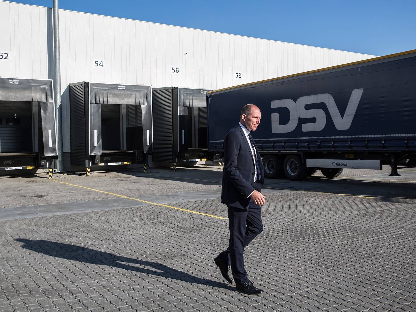 DSV-topchef Jens Bjørn Andersen har valgt ikke at deltage i en "irrationel prissætning" i markedet. | Foto: Bidstrup Stine/Ritzau Scanpix
