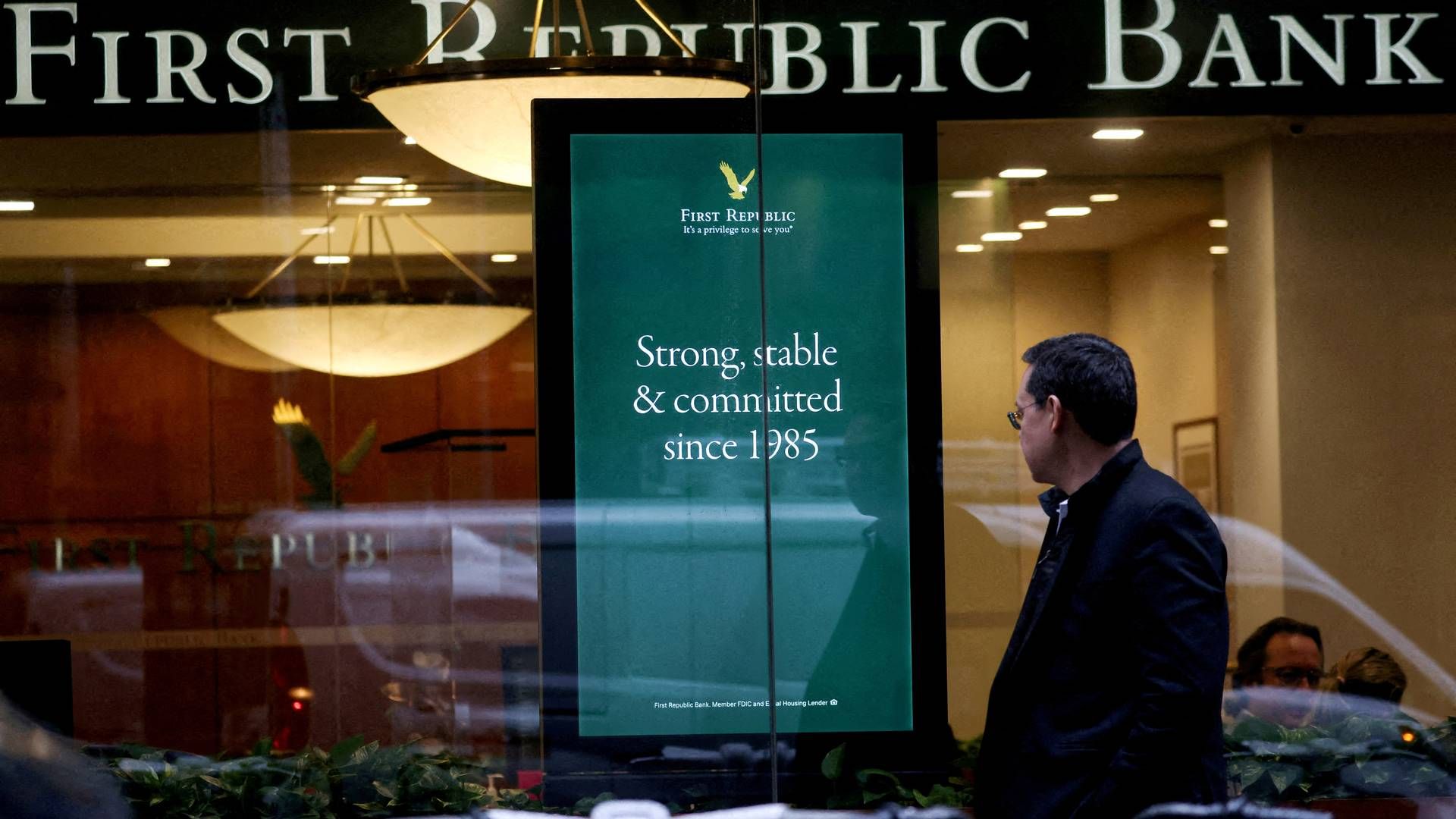 Frist Republic Bank er ifølge Reuters på vej mod en form for rekonstruktion. | Foto: Mike Segar