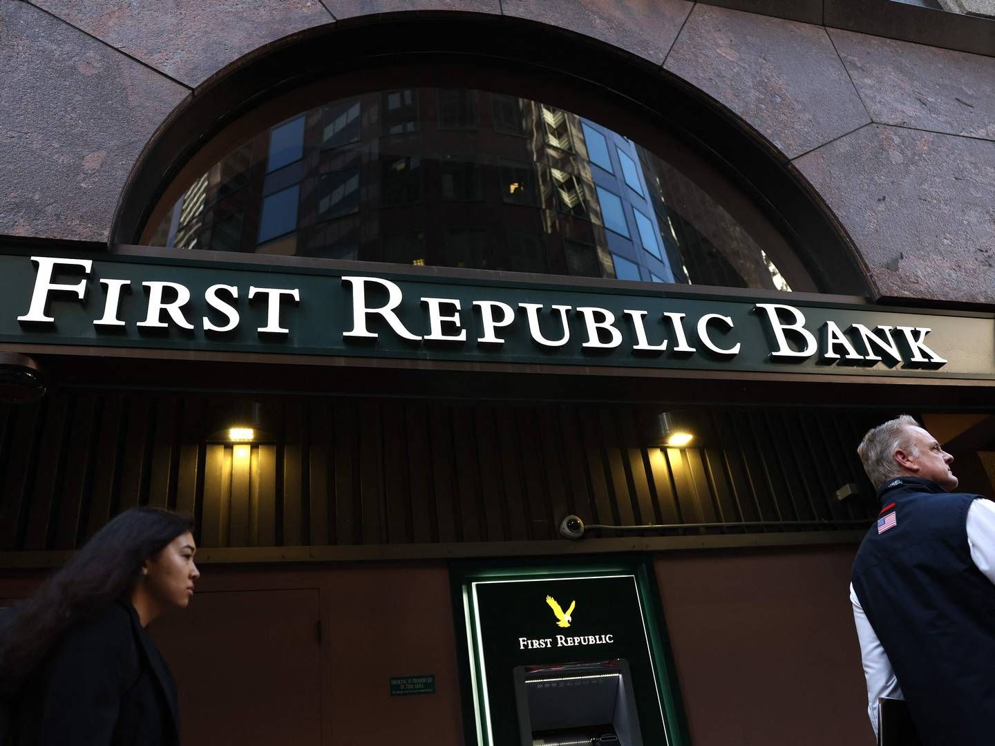 Aktien i den amerikanske First Republic Bank er faldet med næsten 80 pct. i den seneste uge. | Foto: Justin Sullivan/AFP/Ritzau Scanpix