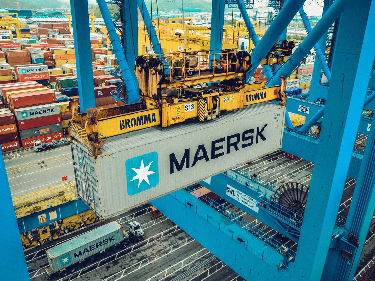 "Unfortunately, the logistics activities are not yet of a suitable size," says senior analyst at Sydbank Mikkel Emil Jensen, regarding Maersk's logistics strategy. | Foto: Pr / A.p. Møller - Mærsk