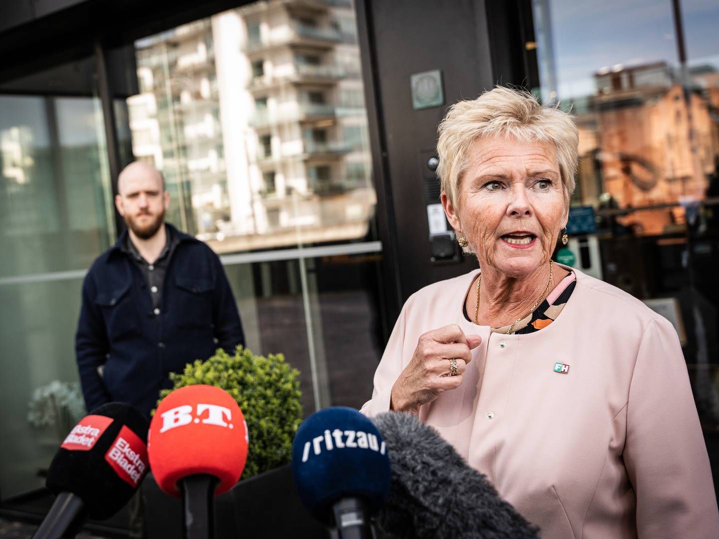 Lizette Risgaard trak sig i weekende fra posten som formand for FH. | Foto: Emil Nicolai Helms/Ritzau Scanpix