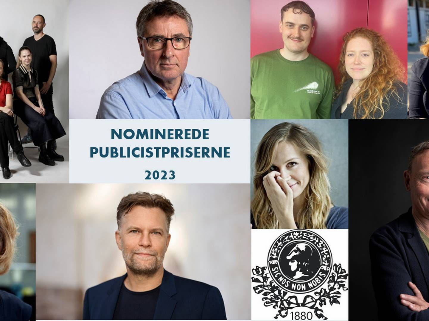 Feltet af nominerede til årets Publicistpriser spænder bredt. | Foto: Pr/ Den Danske Publicistklub
