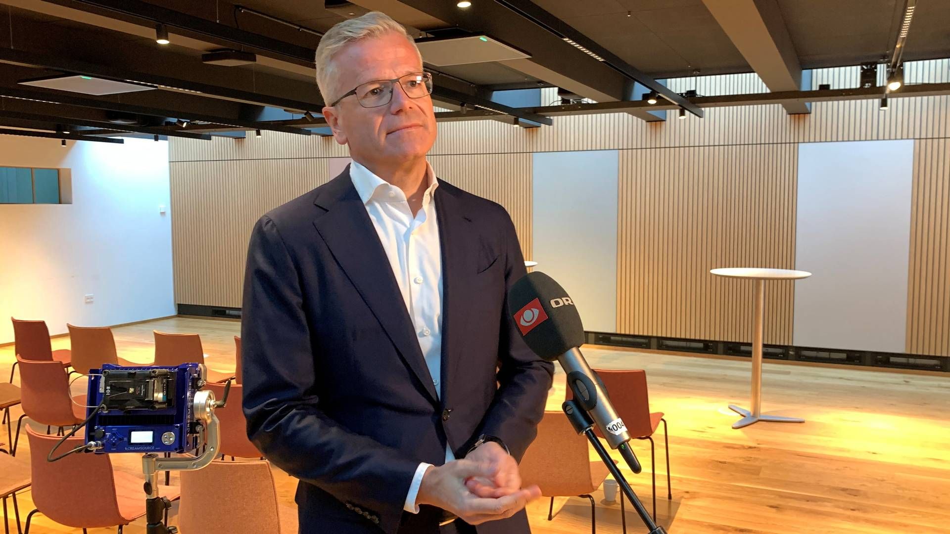 ”Fase tre er den, jeg er mest bekymret for,” siger Mærsk-topchef Vincent Clerc om de tre normaliseringsfaser, han ser forude. | Foto: Jacob Gronholt-Pedersen/Reuters/Ritzau Scanpix