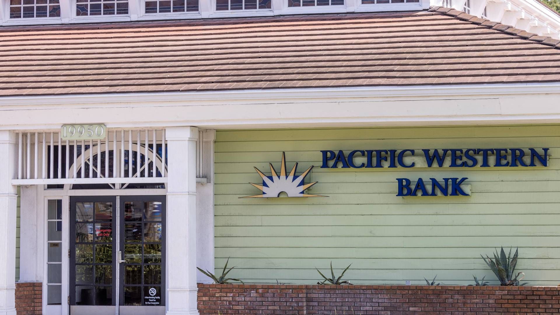 Pacific Western Bank overvejer sine strategiske muligheder, lød det onsdag aften fra banken. | Foto: Mike Blake/Reuters/Ritzau Scanpix