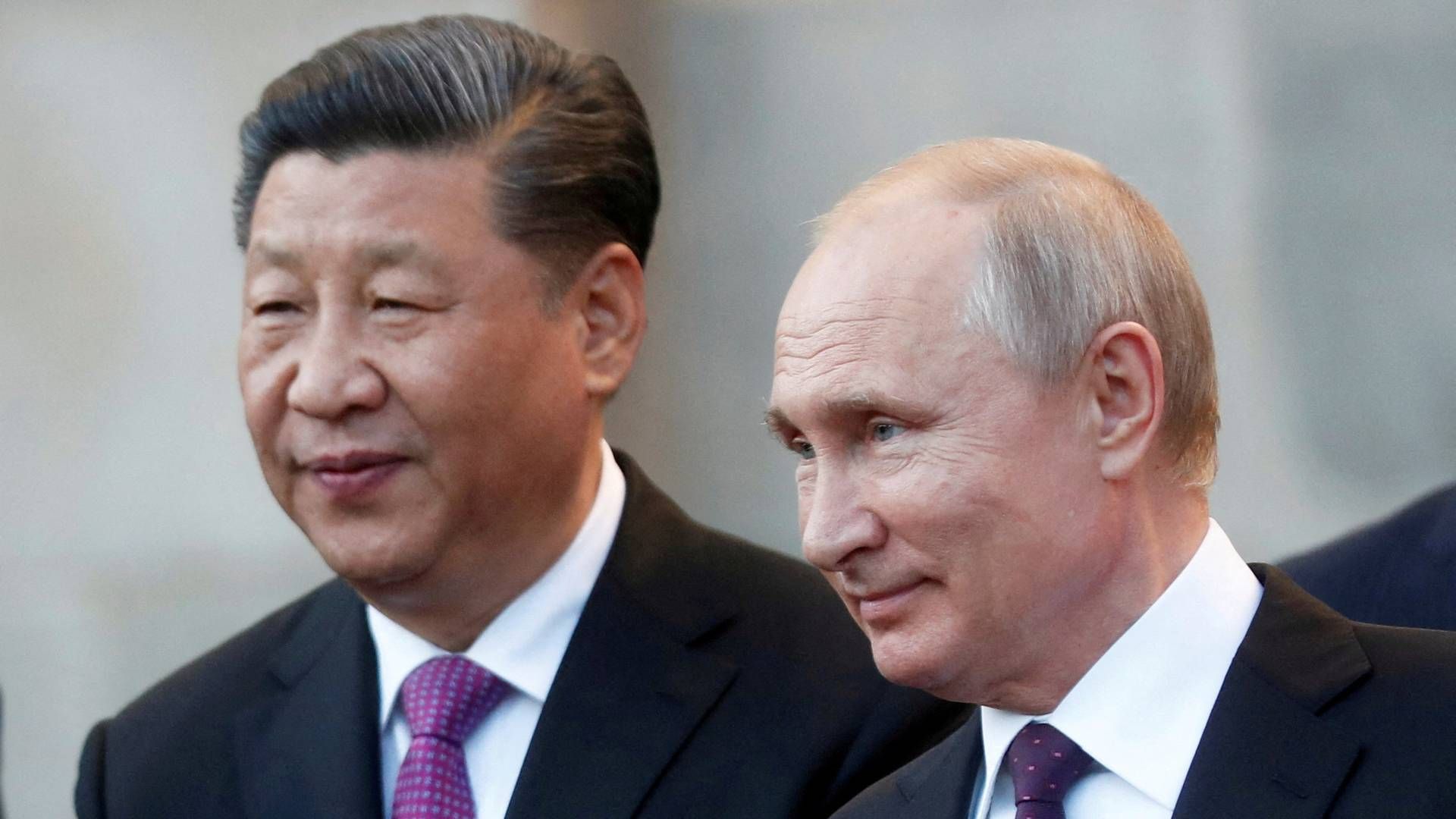 Kinas præsident Xi og Ruslands præsident Putin. | Foto: Pool/Reuters/Ritzau Scanpix