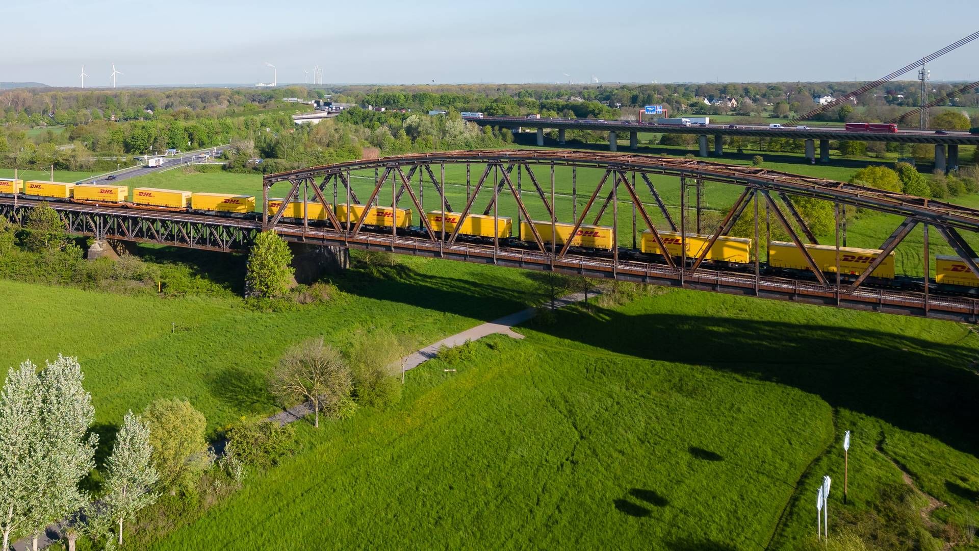 DHL har lanceret ny togfragtrute mellem Padborg og Duisburg. | Foto: Pr / Dhl
