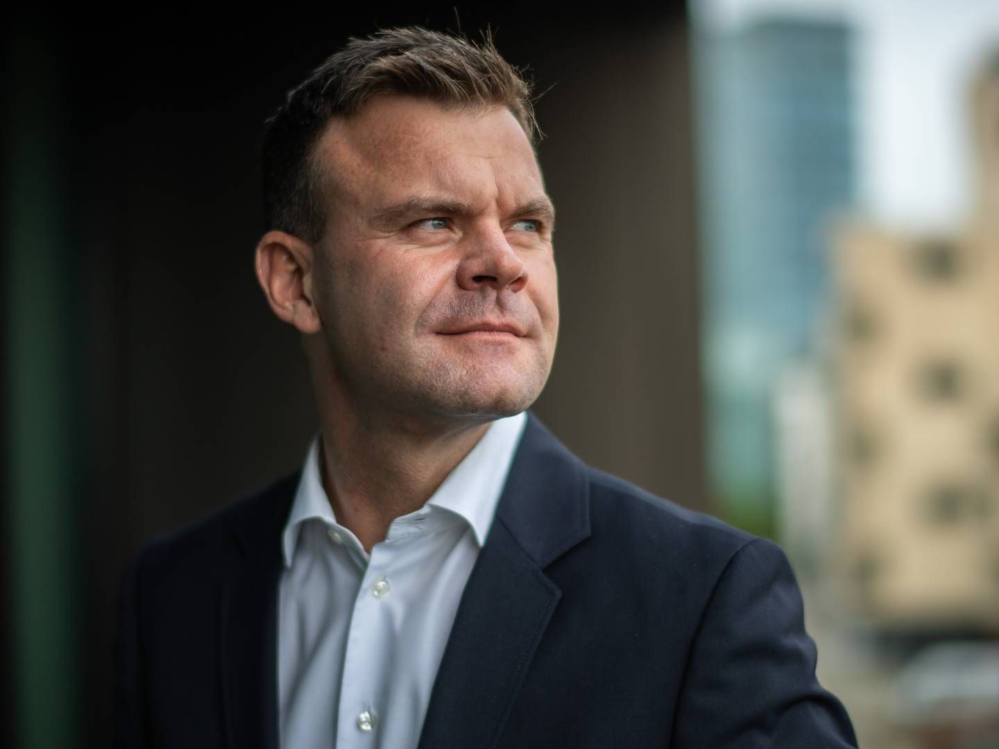 Danske Bank forventer at have en ny løsning til at långivning i luften igen næste år, fortæller privatkundedirektør Mark Wraa-Hansen. | Foto: Benny Kjølhede/ERH