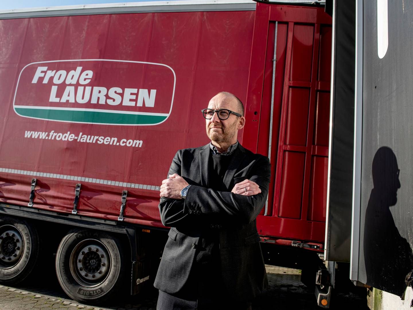 Ifølge Frode Laursens adm. direktør, Thomas Corneliussen, tager selskabet afstand til aktionen. | Foto: Casper Dalhoff/Ritzau Scanpix