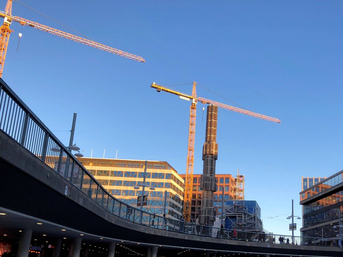 Buildings under construction in Stockholm. | Photo: Simon Johnson/Reuters/Ritzau Scanpix